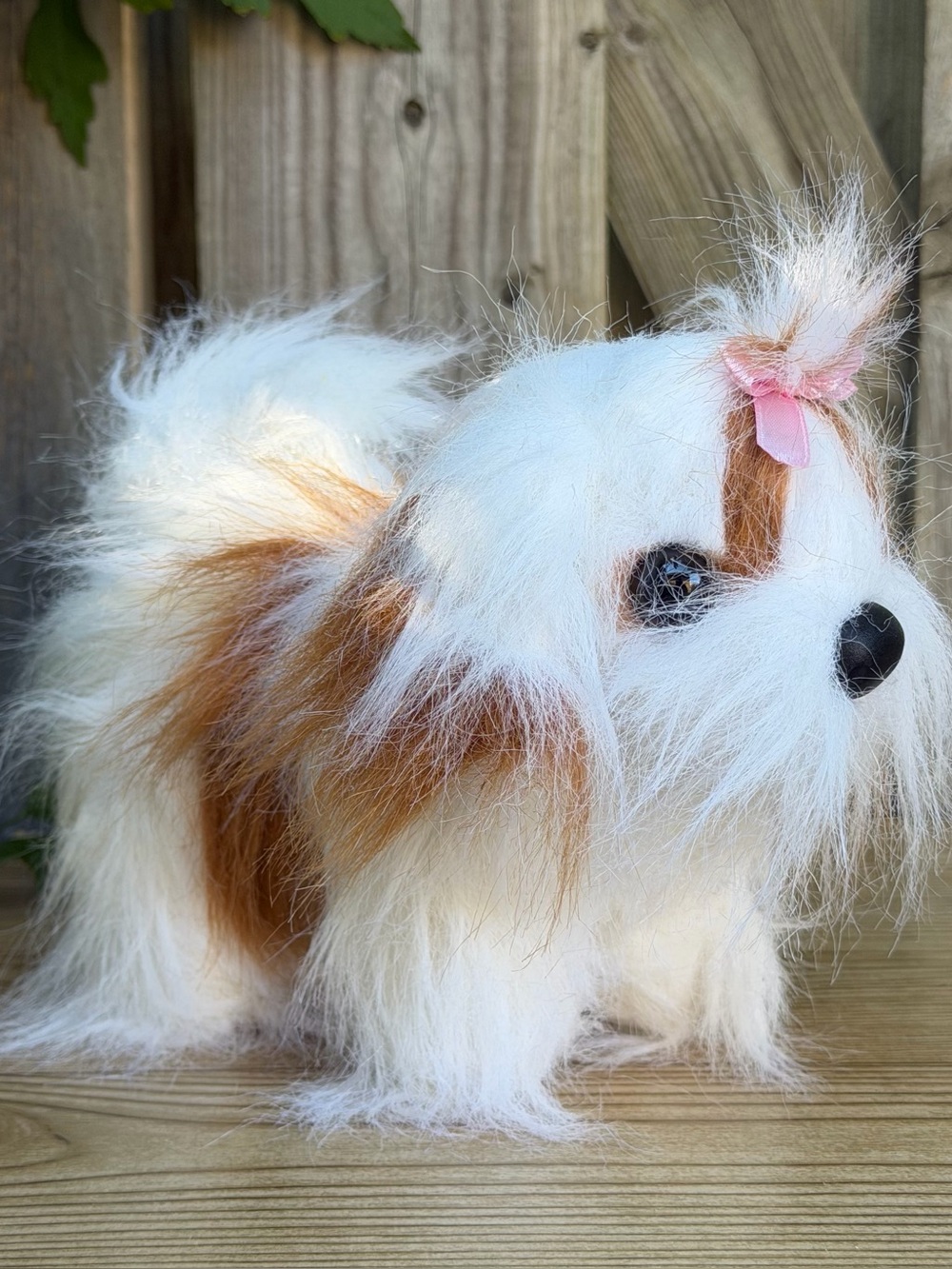 Webkinz Ganz Shih Tzu HM140 Fluffy Long Haired Puppy Dog No Code Plush Only